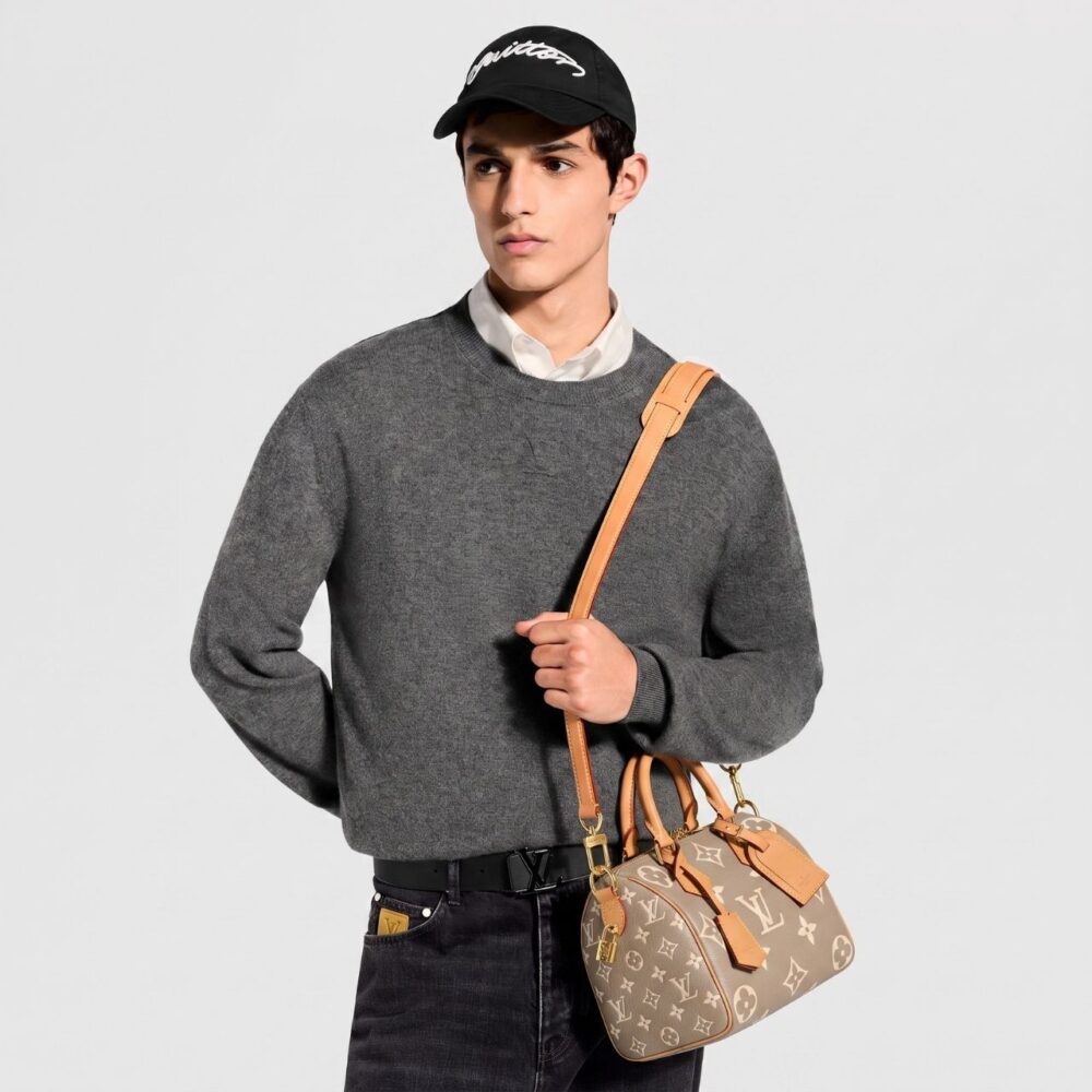 Alternative view of Prestige Edition - Louis Vuitton Speedy P9 Bandouliere 25 Beige 25cm M26305