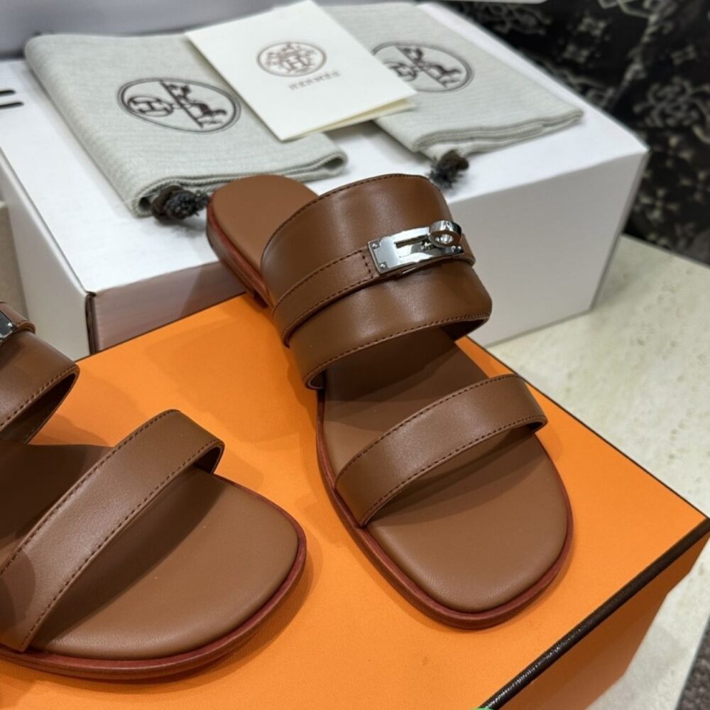 Alternative view of Hermes Jackson Sandal Gold H242951ZH02