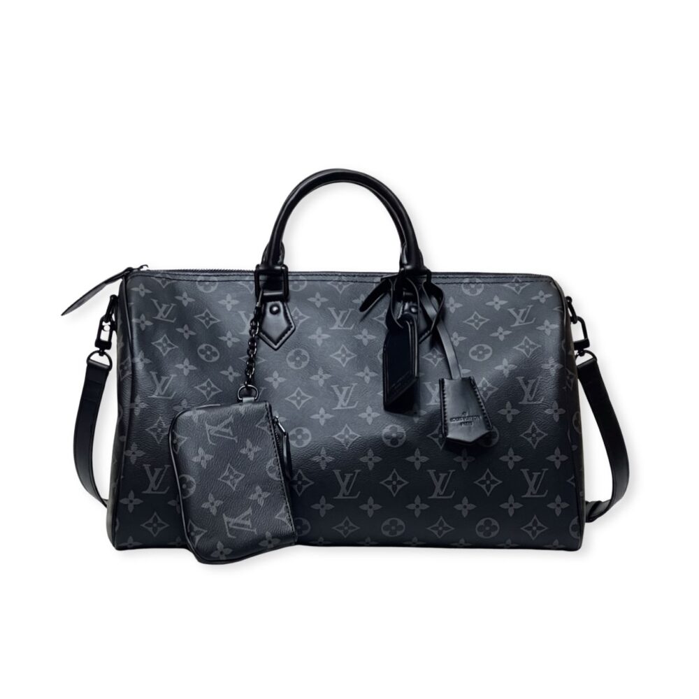 Louis Vuitton Keepall Bandoulière 40 Monogram Eclipse Black 40Cm
