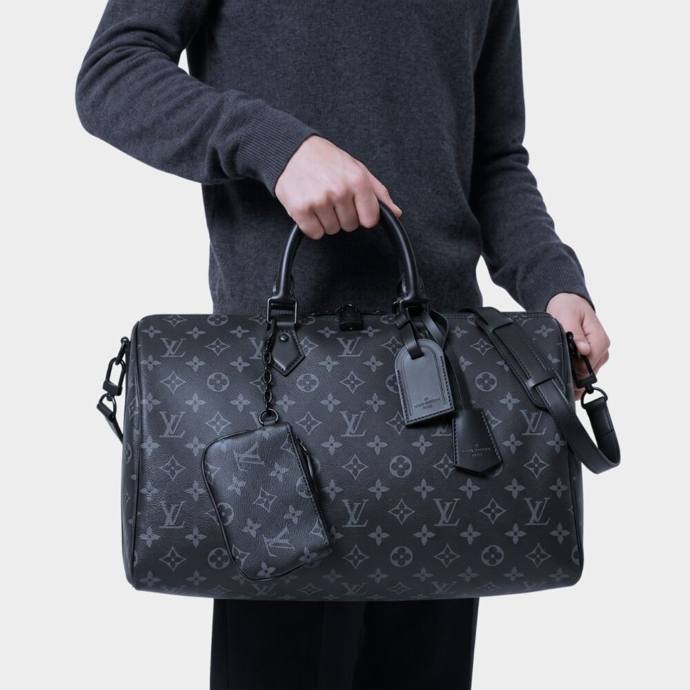 Alternative view of Louis Vuitton Keepall Bandoulière 40 Monogram Eclipse Black 40Cm