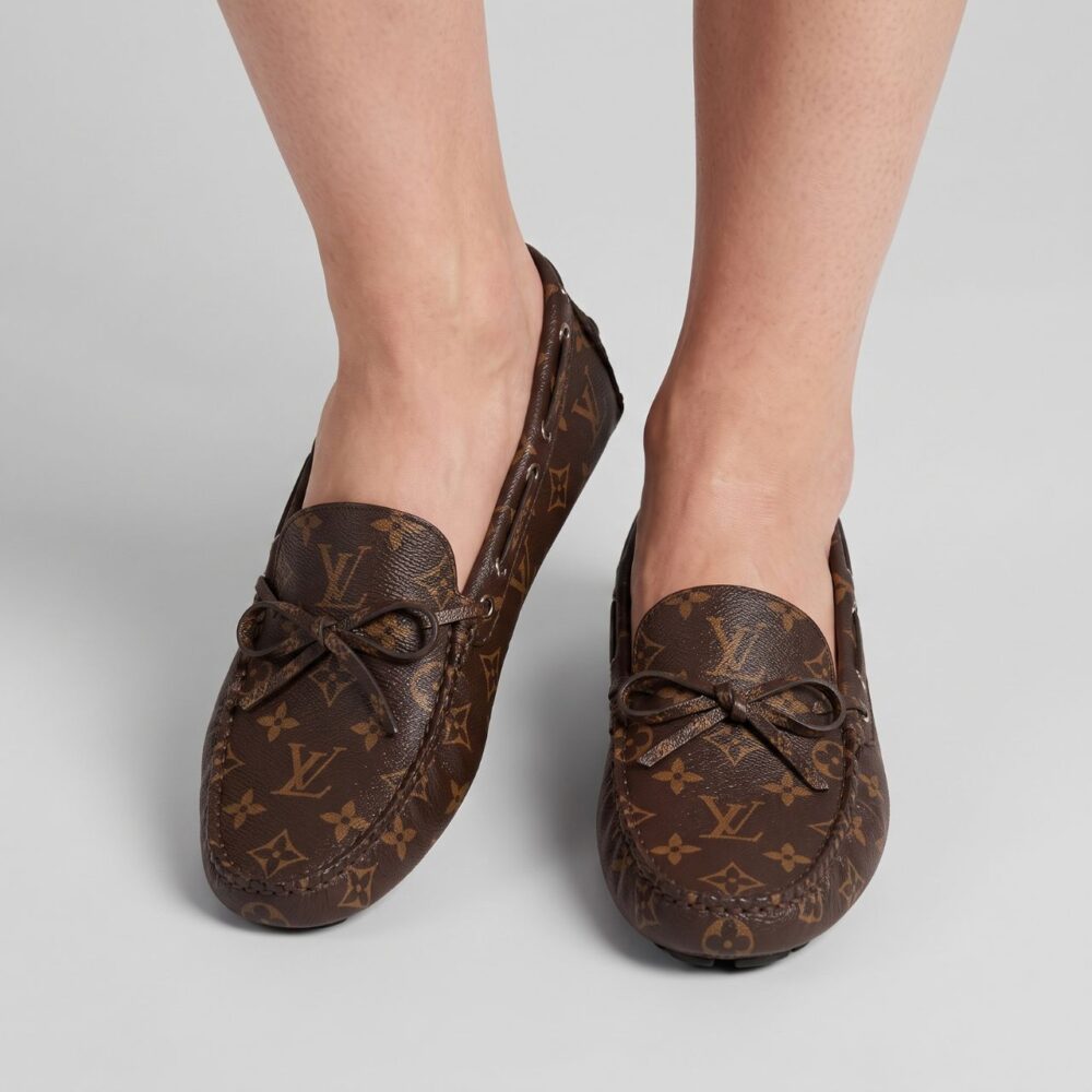 Alternative view of Louis Vuitton Gloria Flat Loafer Brown
