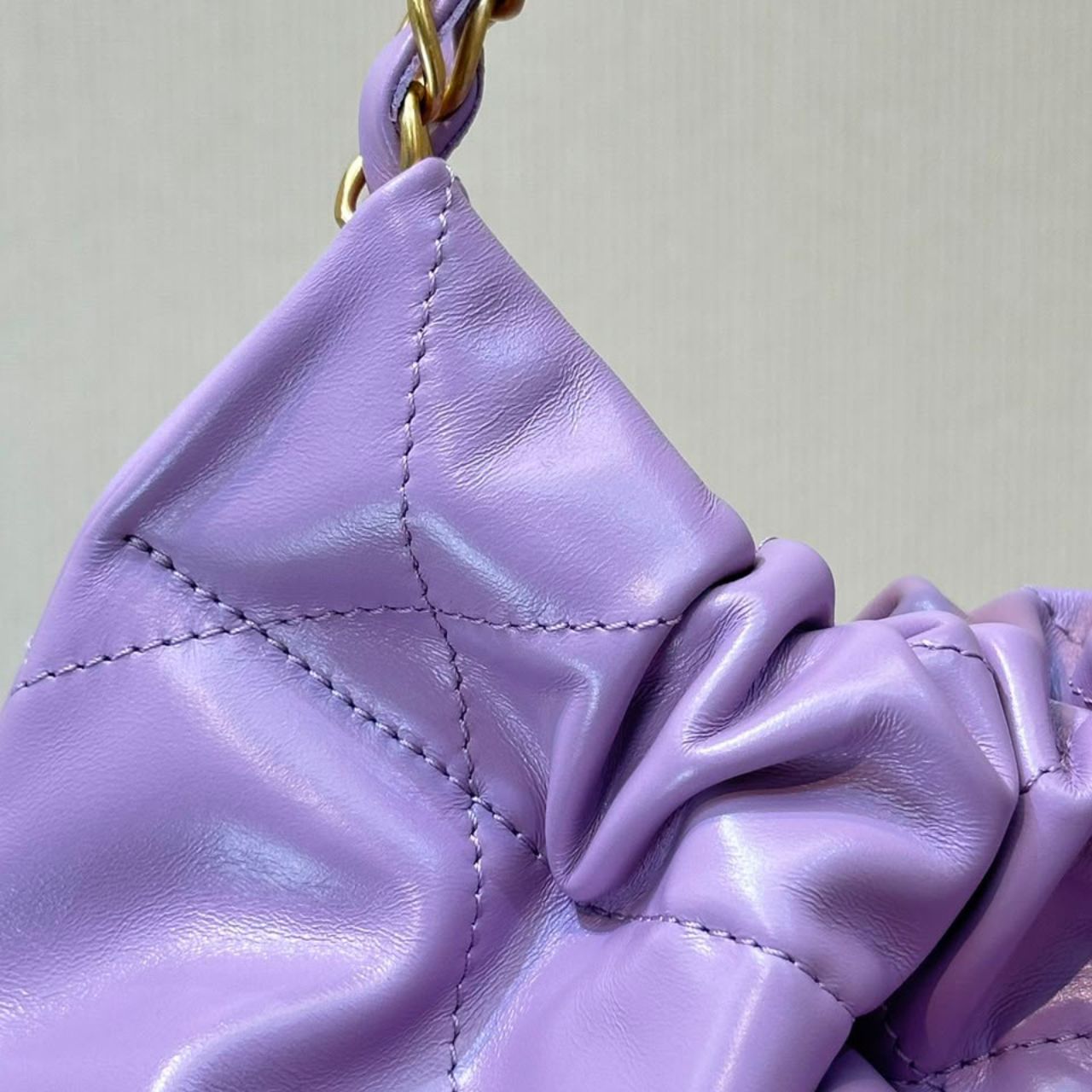 Chanel 22 Mini Handbag Light Purple 20cm AS3980 B19059 94305 - Image 7