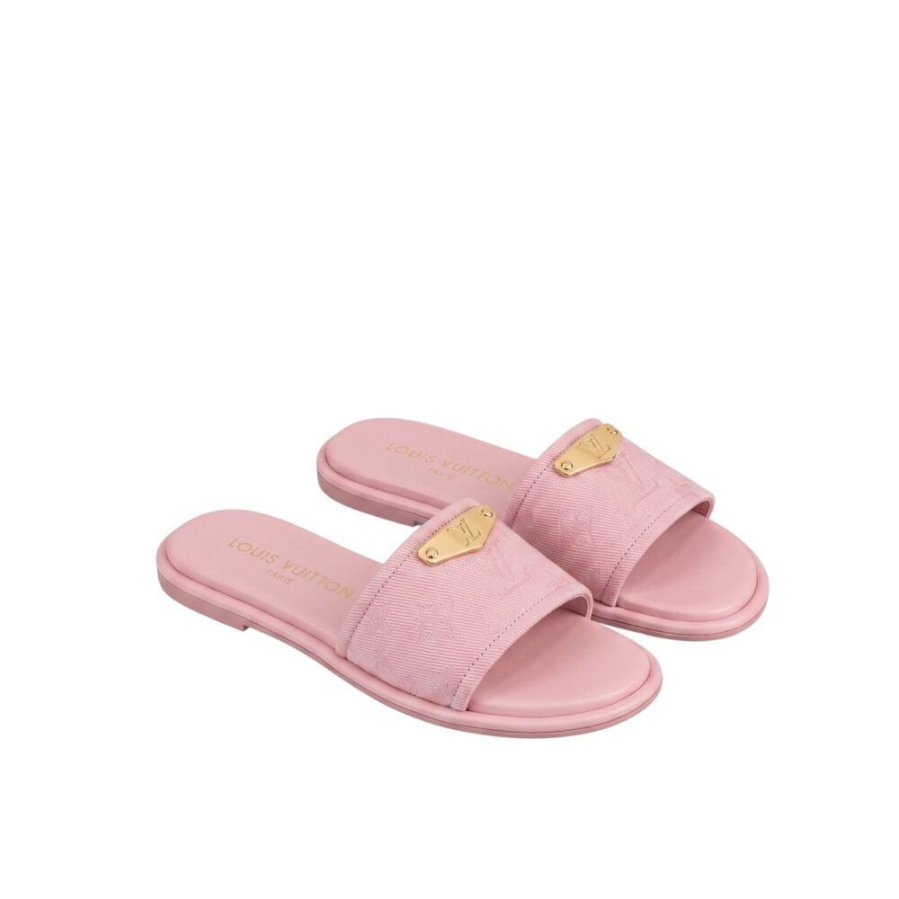 Louis Vuitton Lily Flat Mule Rose 1AGX30