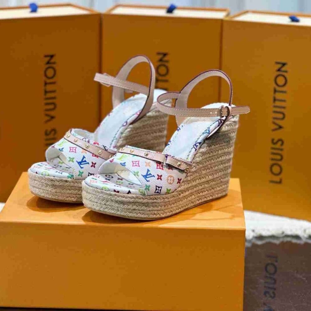 Alternative view of Louis Vuitton LV x TM Helios Wedge Sandal 1AGYWX