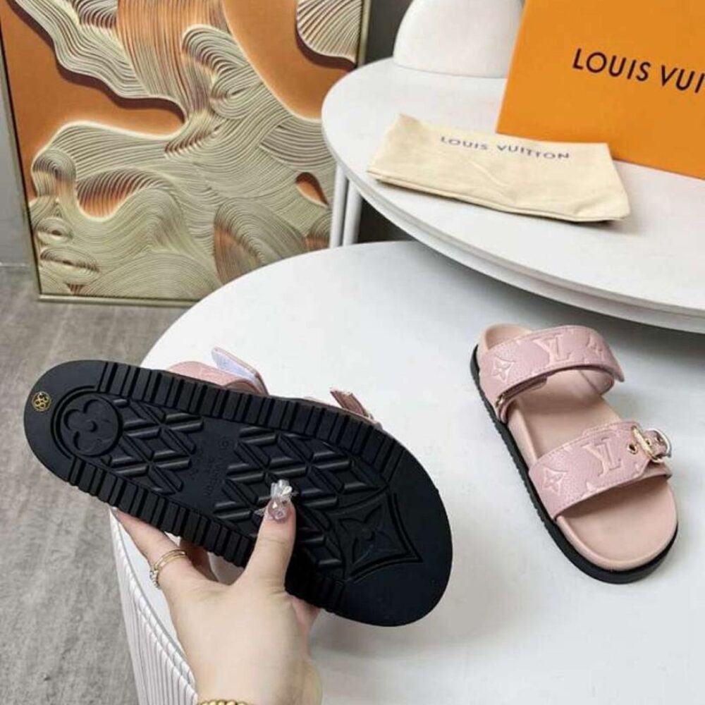 Alternative view of Louis Vuitton Bom Dia Flat Comfort Mule Rose 1AKJA8
