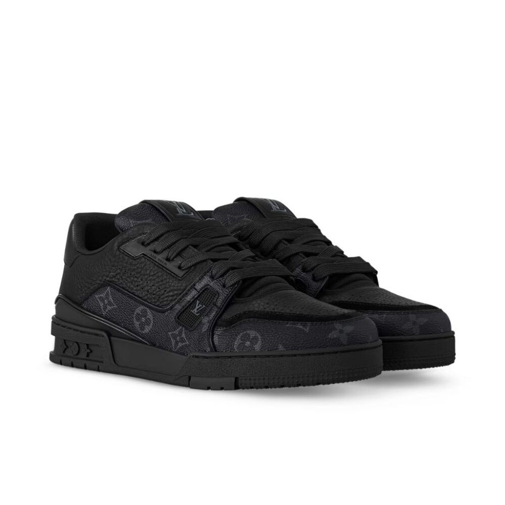 Louis Vuitton LV Trainer Sneaker Black Monogram 1ADH47