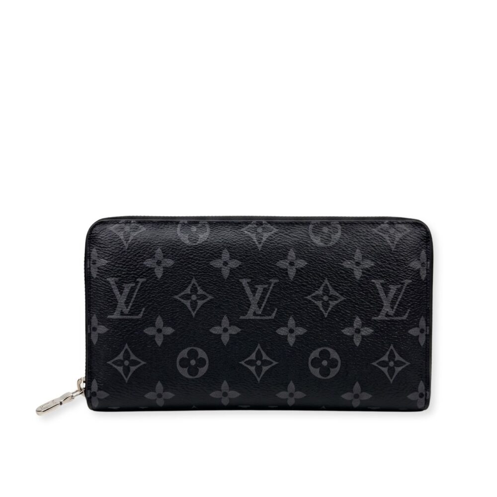 Louis Vuitton Zippy Wallet Monogram Eclipse 19Cm M62295