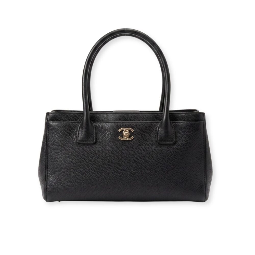 Chanel Deauville Shopping Tote Black 35Cm