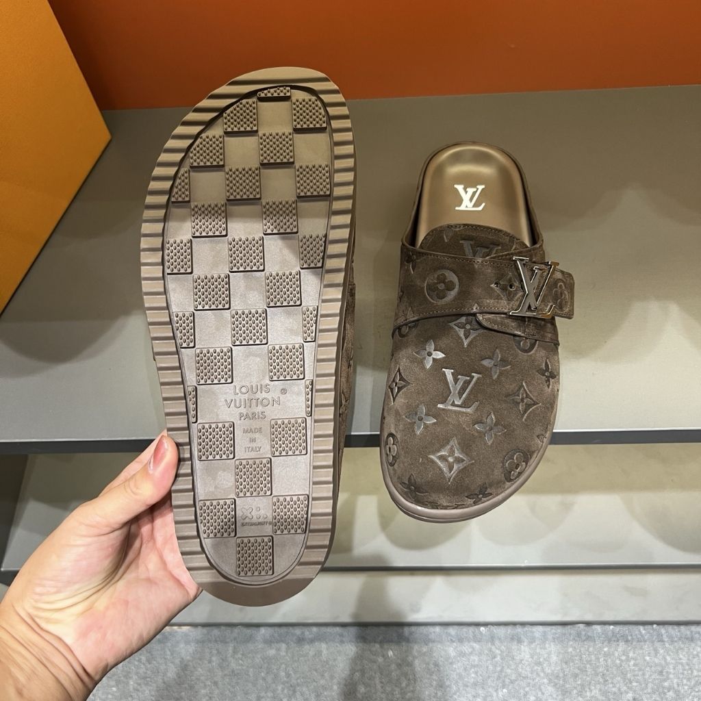 Louis Vuitton LV Easy Mule Dark Brown 1AHQQ5 - Image 6