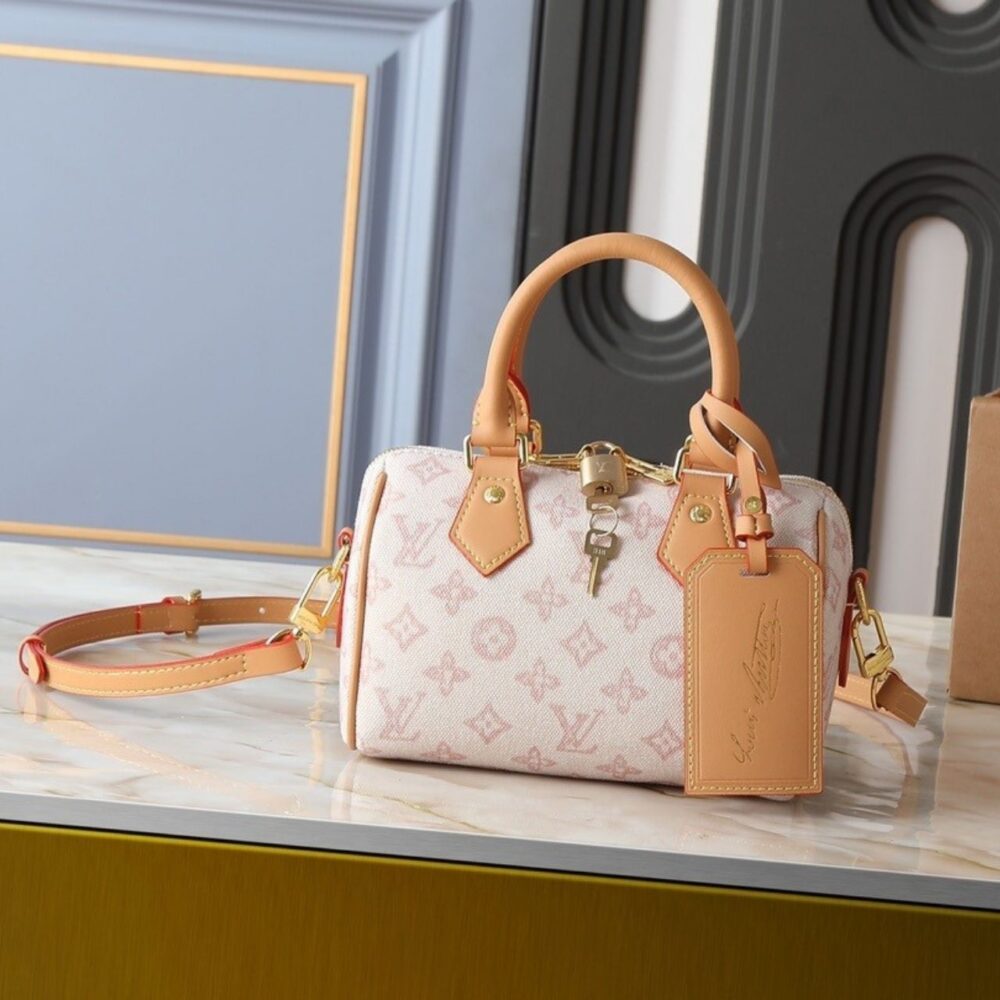 Alternative view of Louis Vuitton Speedy Bandoulière 20 Gray Lin 20cm M27951