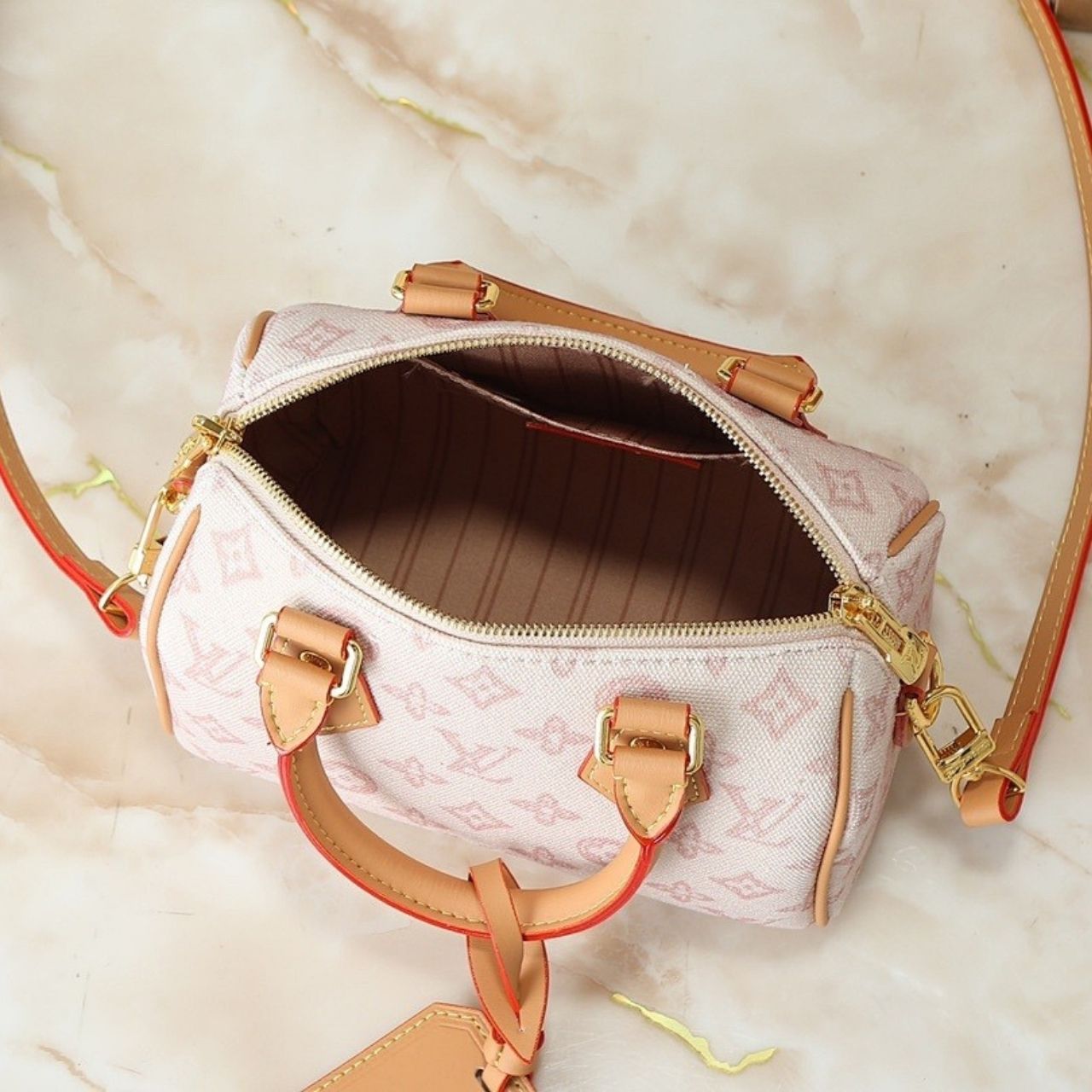 Louis Vuitton Speedy Bandoulière 20 Gray Lin 20cm M27951 - Image 7