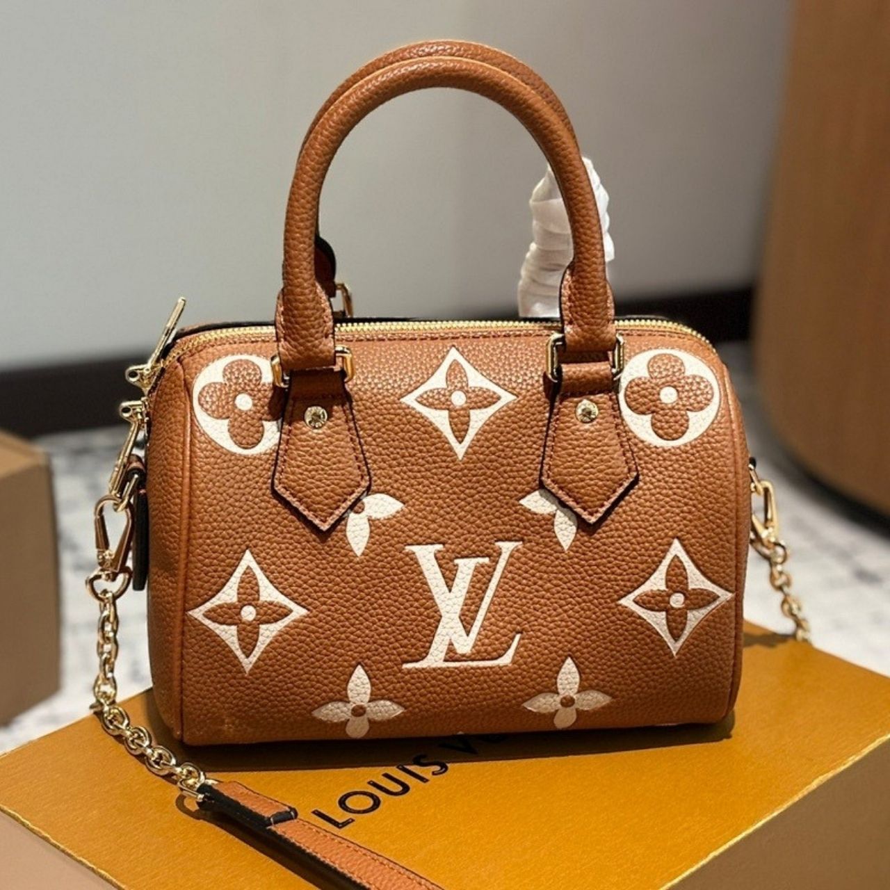 Louis Vuitton Speedy Bandouliere 20 Monogram Empreinte 20cm M46575 - Image 4