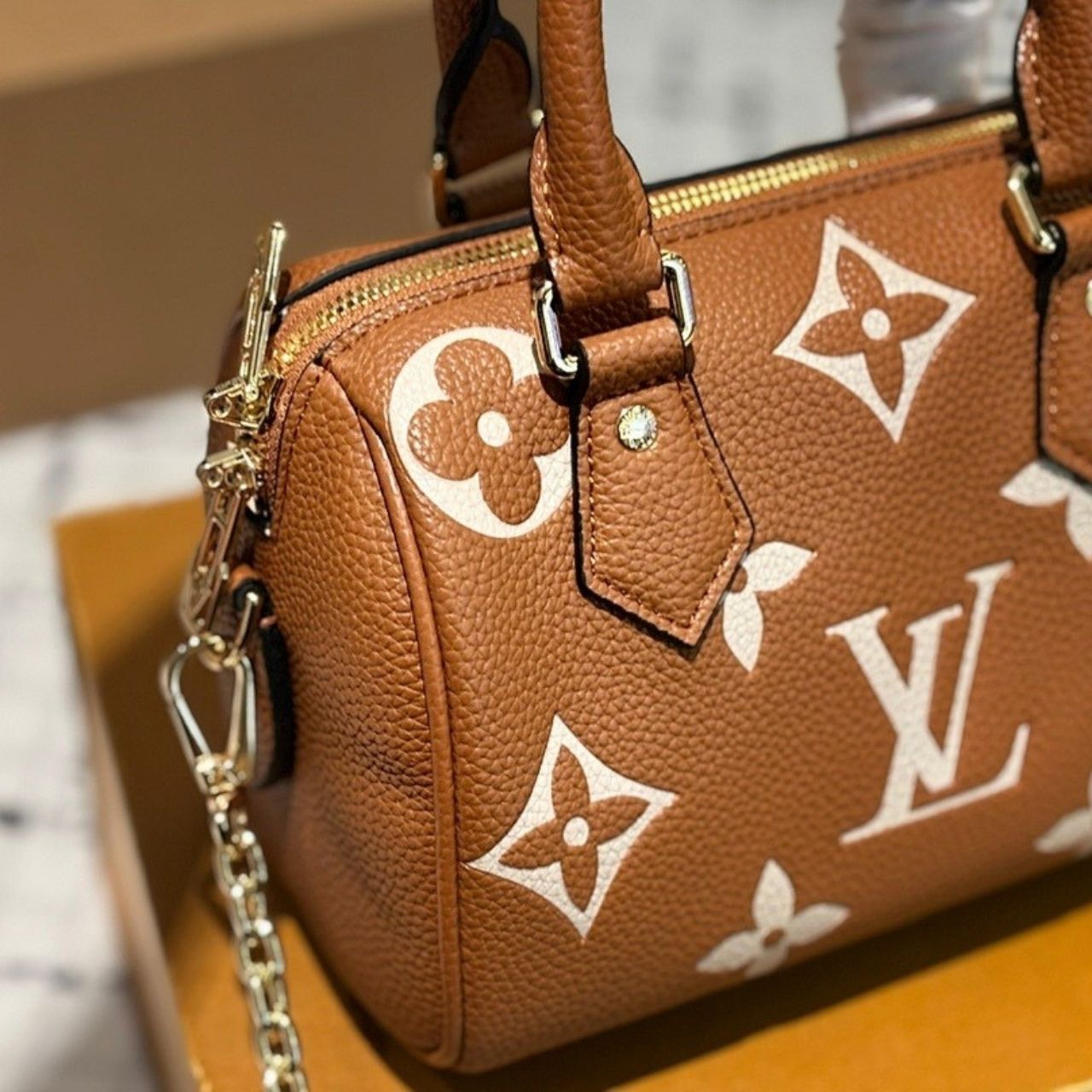 Louis Vuitton Speedy Bandouliere 20 Monogram Empreinte 20cm M46575 - Image 6