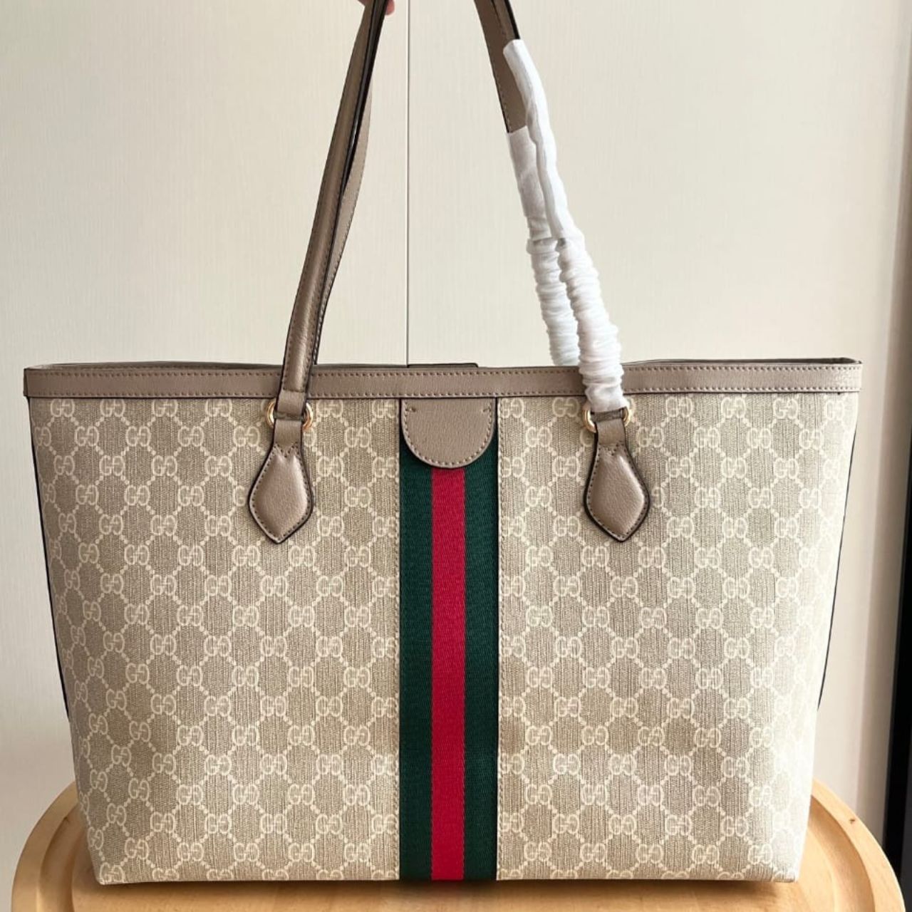 Gucci Ophidia Medium GG Tote Bag Beige Ebony 38Cm 631685 96IWB 8745 - Image 9