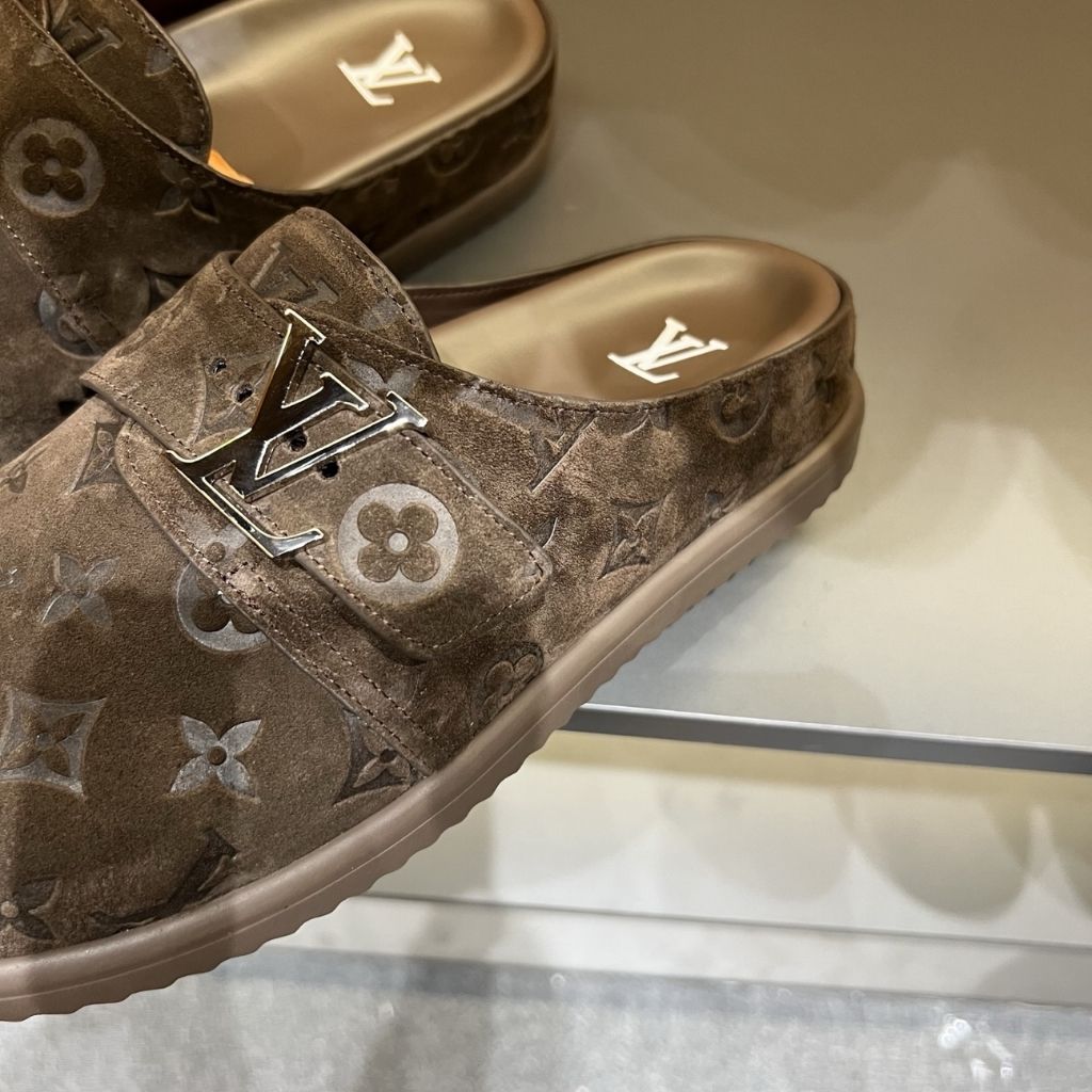 Louis Vuitton LV Easy Mule Dark Brown 1AHQQ5 - Image 3