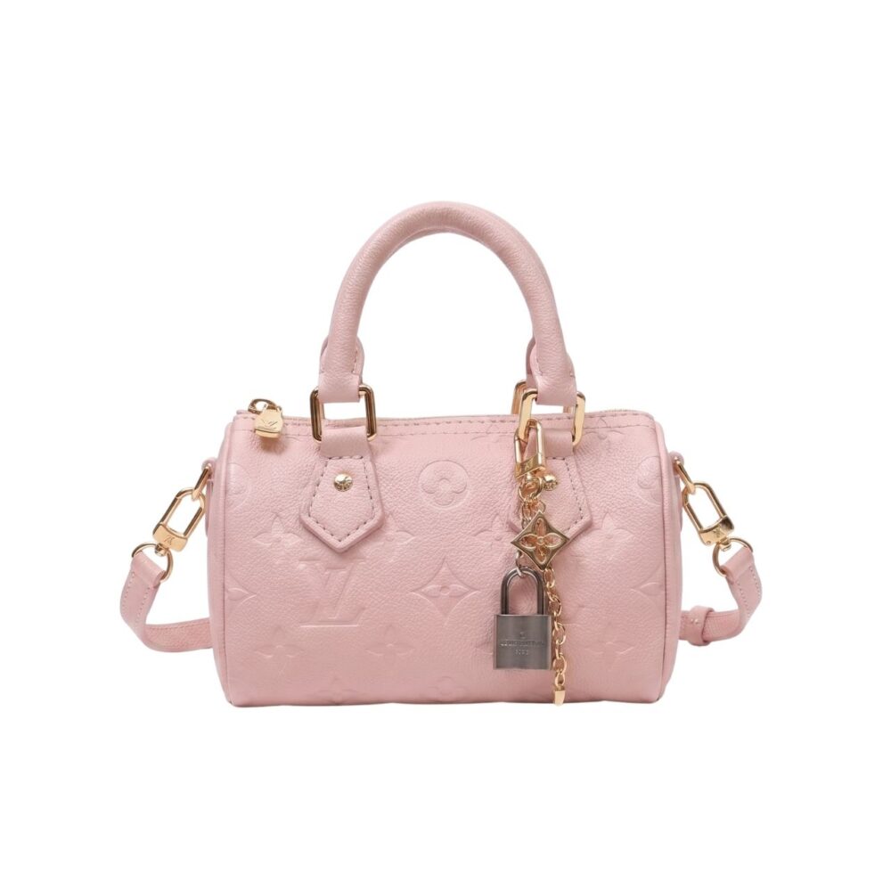 Louis Vuitton Nano Speedy Snowy Pearl 16cm M27107