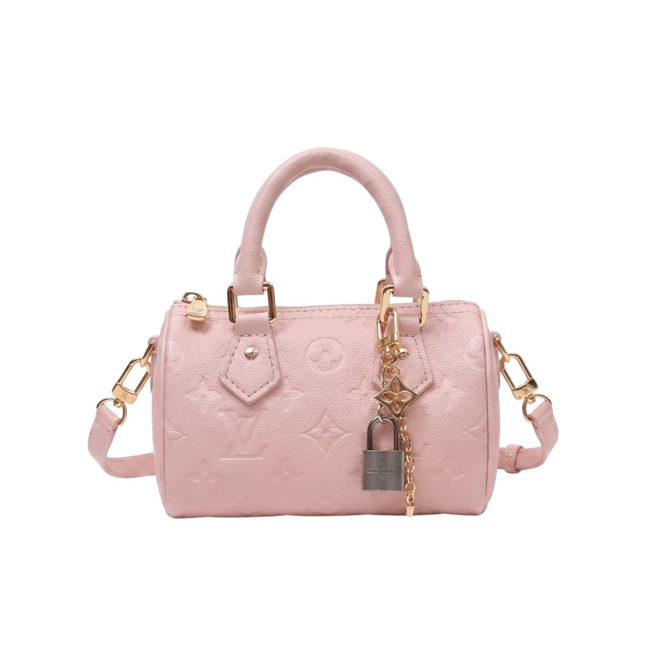 Louis Vuitton Nano Speedy Snowy Pearl 16cm M27107
