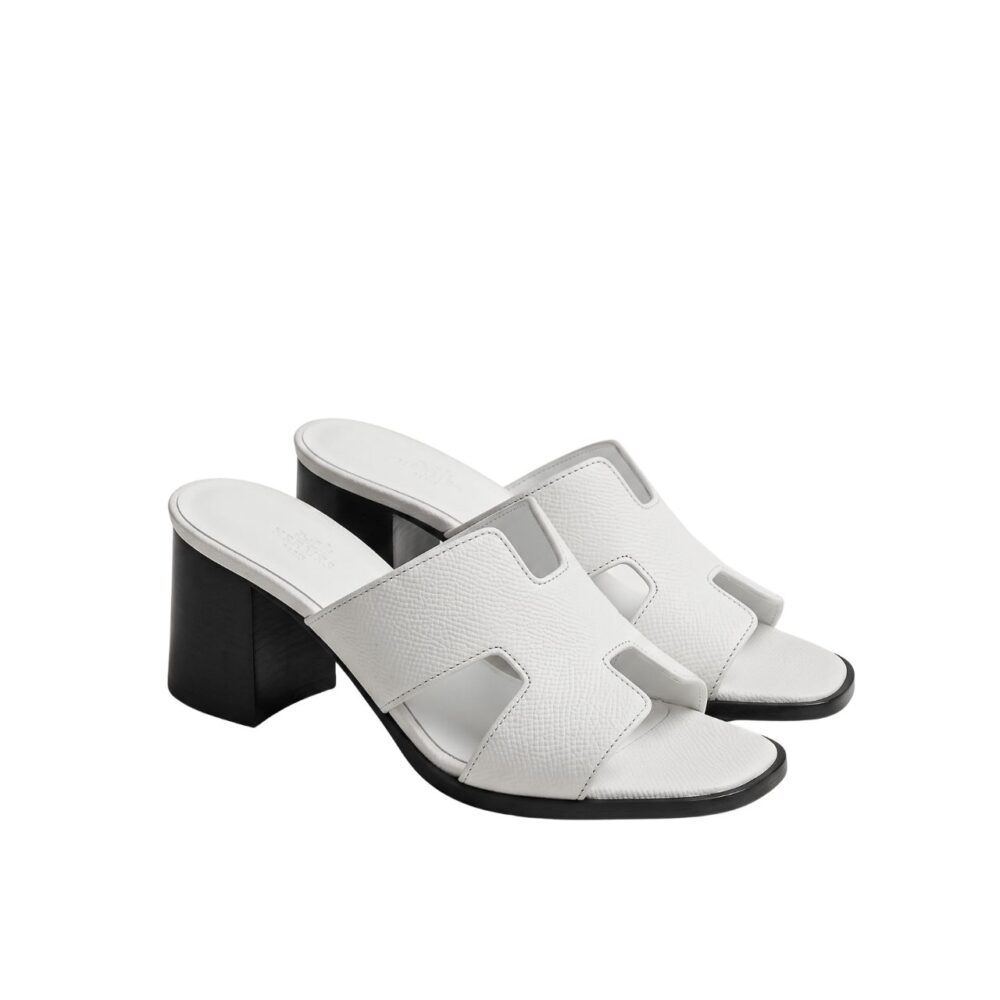 Hermes Helia 60 Sandal Blanc H232089Z 90370