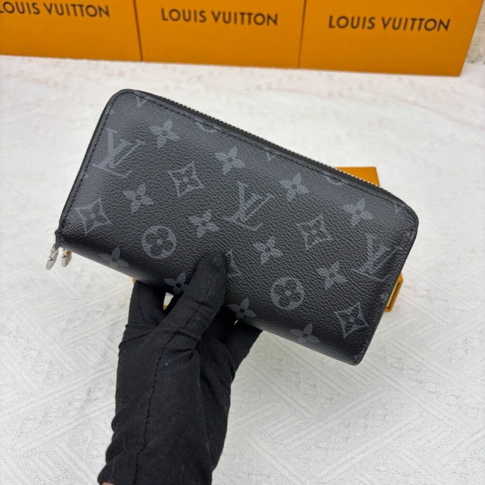 Alternative view of Louis Vuitton Zippy XL Wallet Monogram Eclipse Black 19Cm M61698