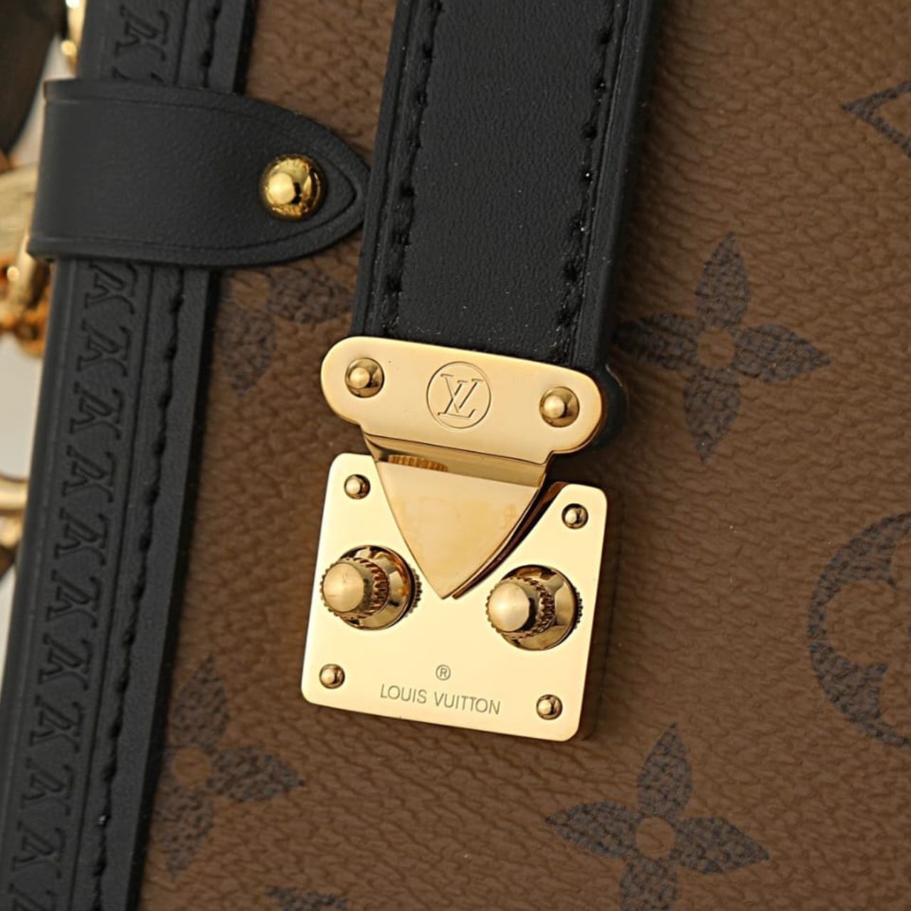 Louis Vuitton Side Trunk MM Monogram Reverse Brown 23Cm M46815 - Image 9