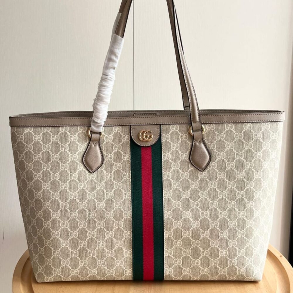 Alternative view of Gucci Ophidia Medium GG Tote Bag Beige Ebony 38Cm 631685 96IWB 8745