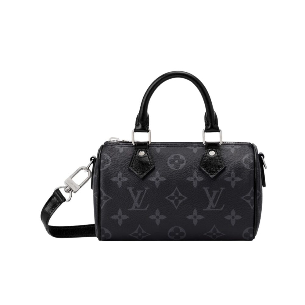 Louis Vuitton Nano Speedy Monogram Eclipse 16cm M26573