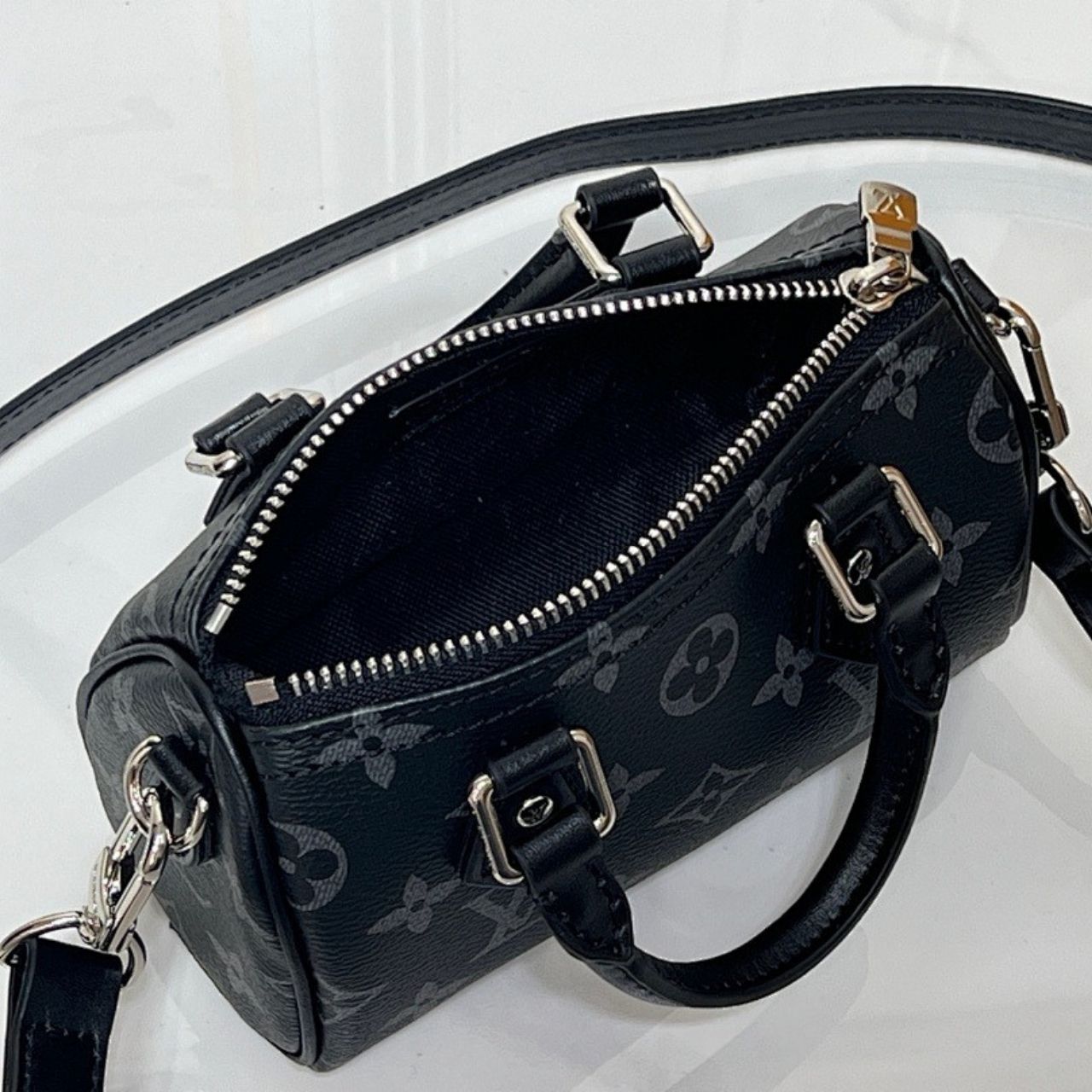Louis Vuitton Nano Speedy Monogram Eclipse 16cm M26573 - Image 3
