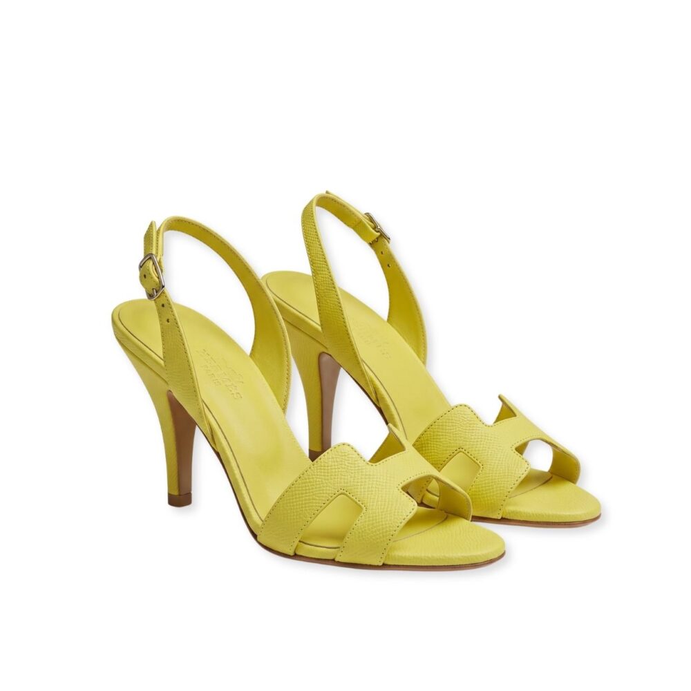 Hermes Oasis Sandals Lime