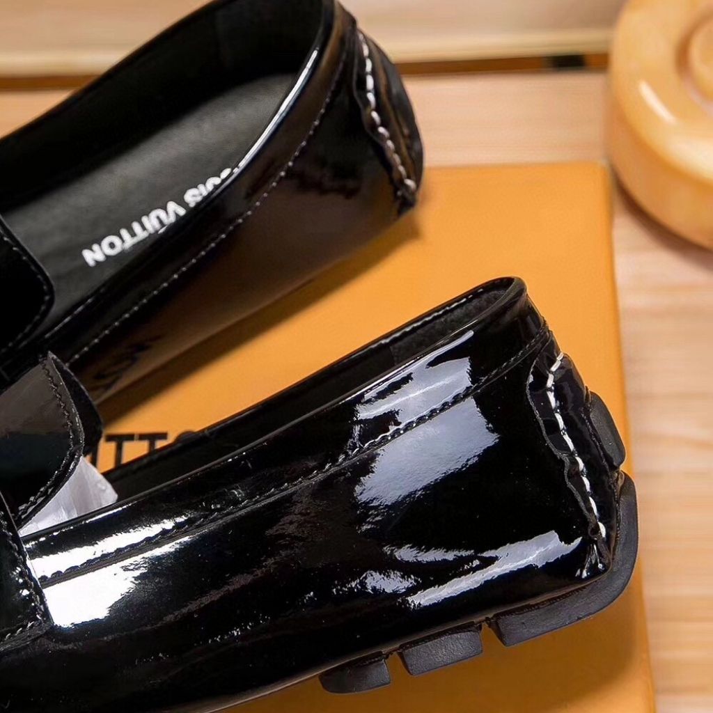 Louis Vuitton LV Silverstone Moccasin Black 1AIXH0 - Image 4