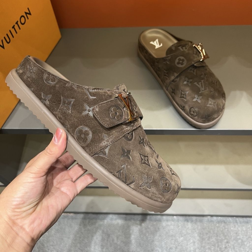 Louis Vuitton LV Easy Mule Dark Brown 1AHQQ5 - Image 5