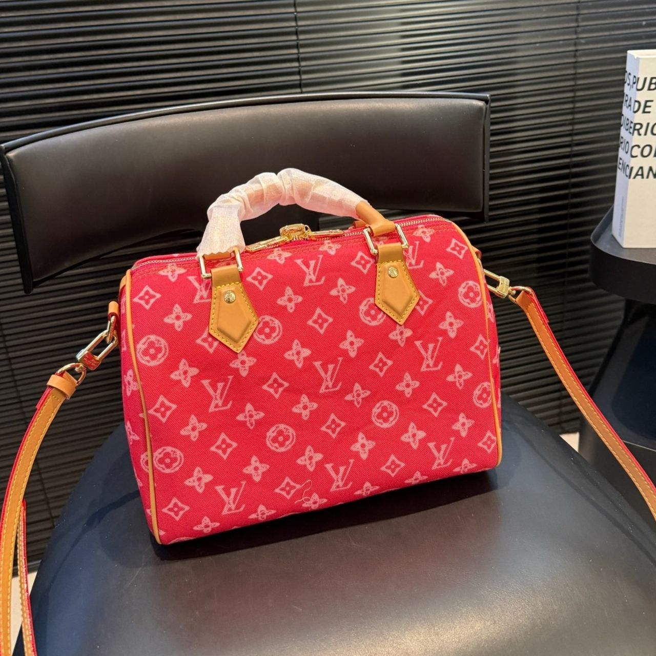 Louis Vuitton Speedy P9 Bandouliere 25 Red 25cm M24425 - Image 10