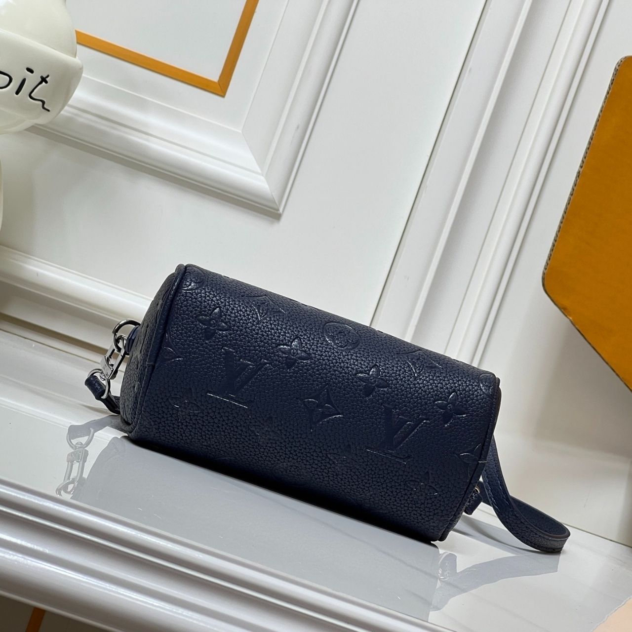 Louis Vuitton Nano Speedy Shimmery Ink 16cm M26510 - Image 10
