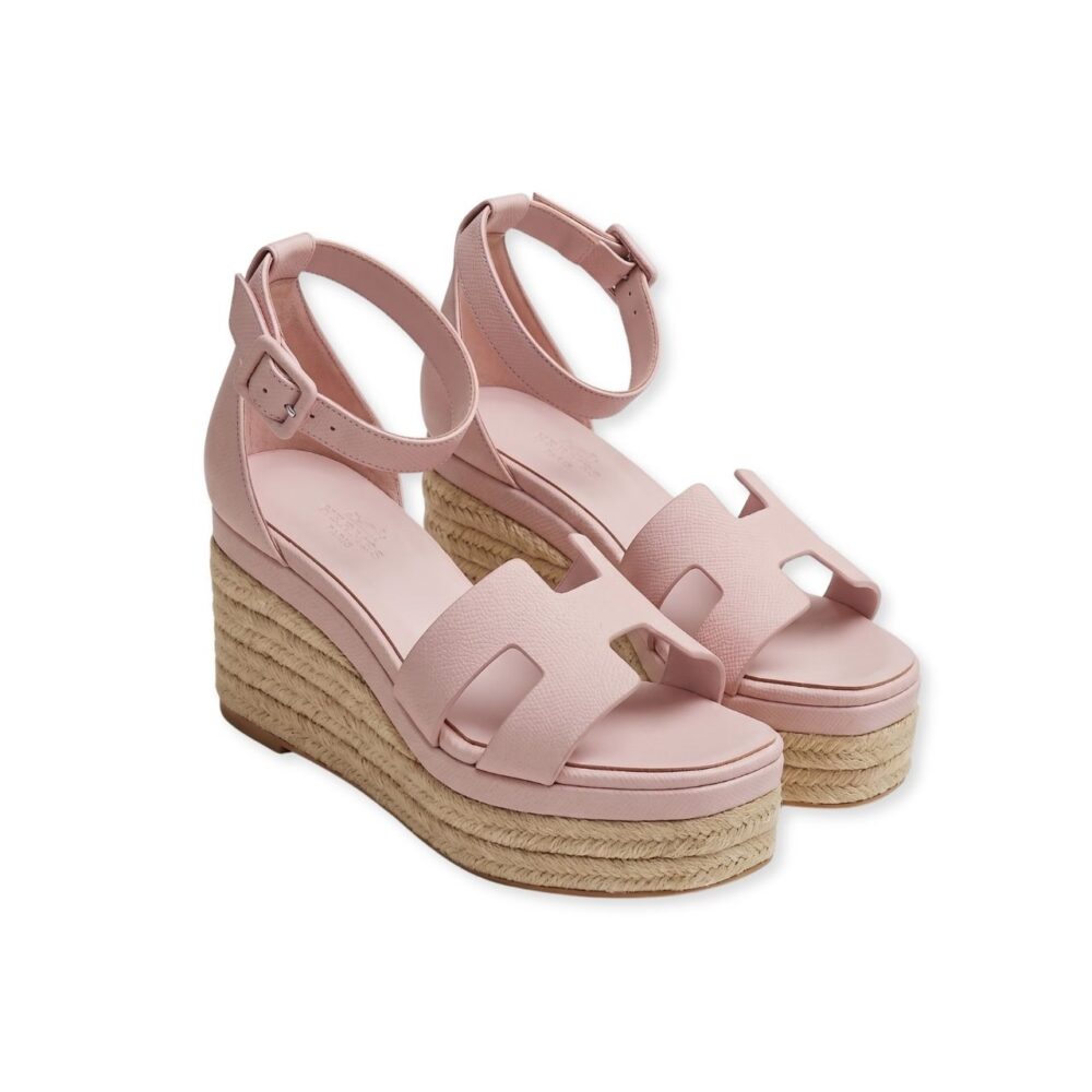 Hermes Eze 70 Espadrille Sandals Nata
