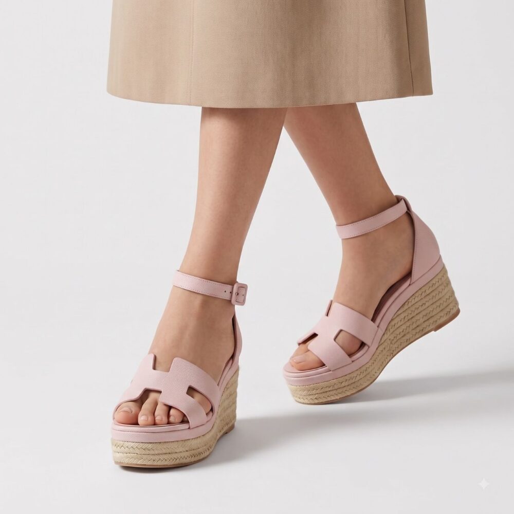 Alternative view of Hermes Eze 70 Espadrille Sandals Nata