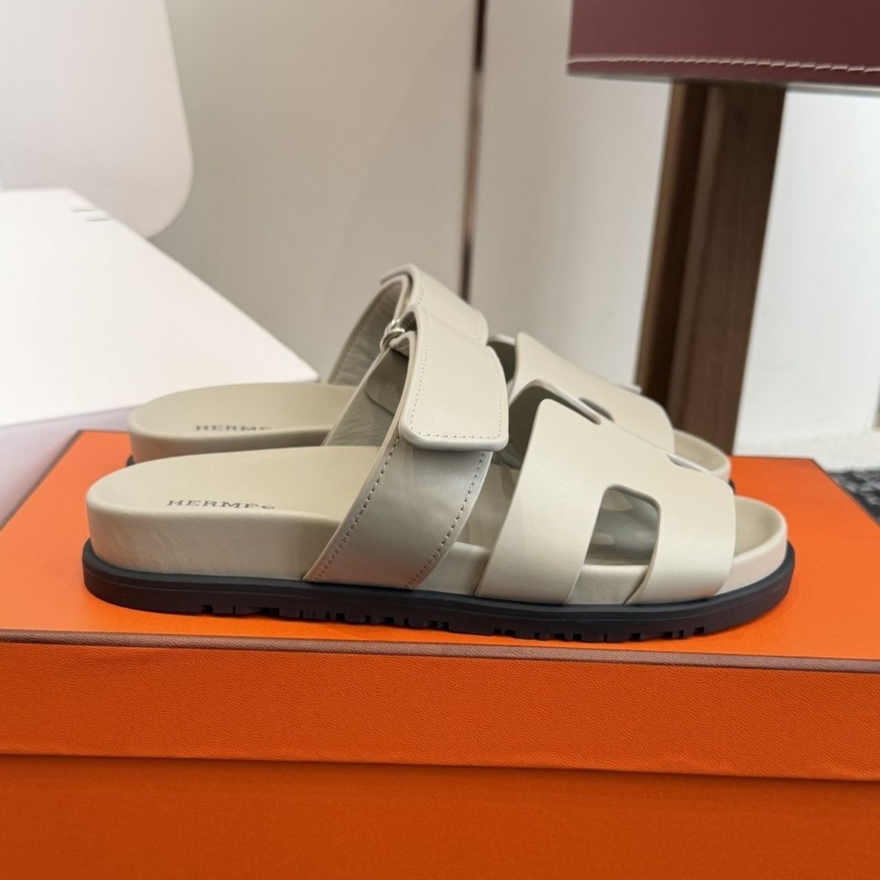 Hermes Chypre Sandal Beige Nomade H222299Z 32360 - Image 7