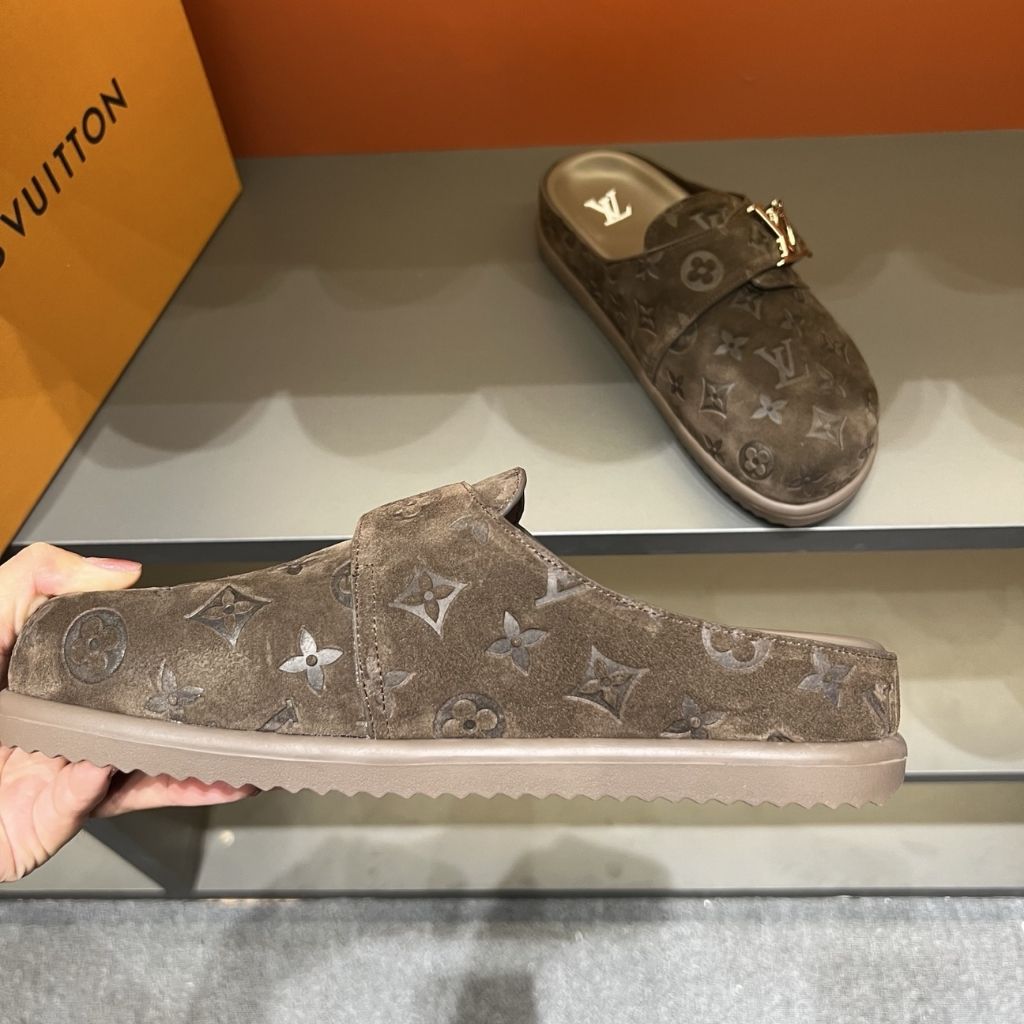Louis Vuitton LV Easy Mule Dark Brown 1AHQQ5 - Image 4