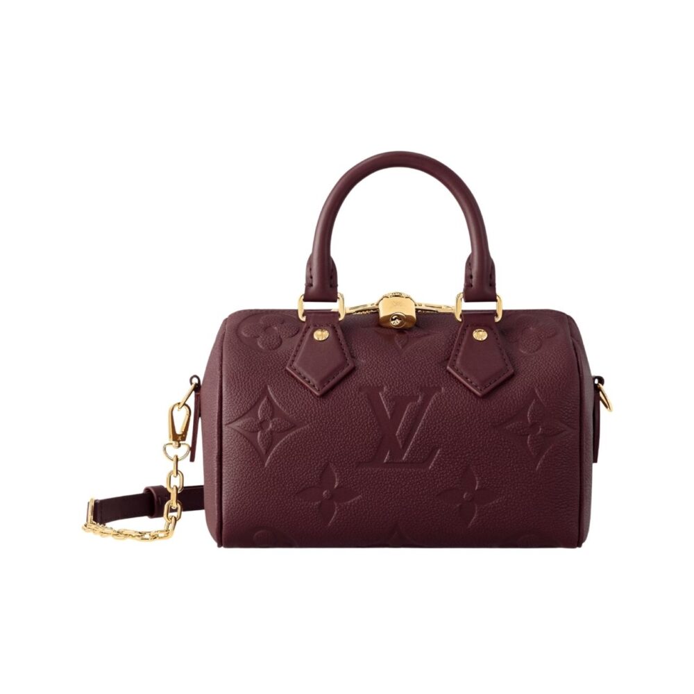 Louis Vuitton Speedy Bandouliere 20 Grenat Red 20cm M25929