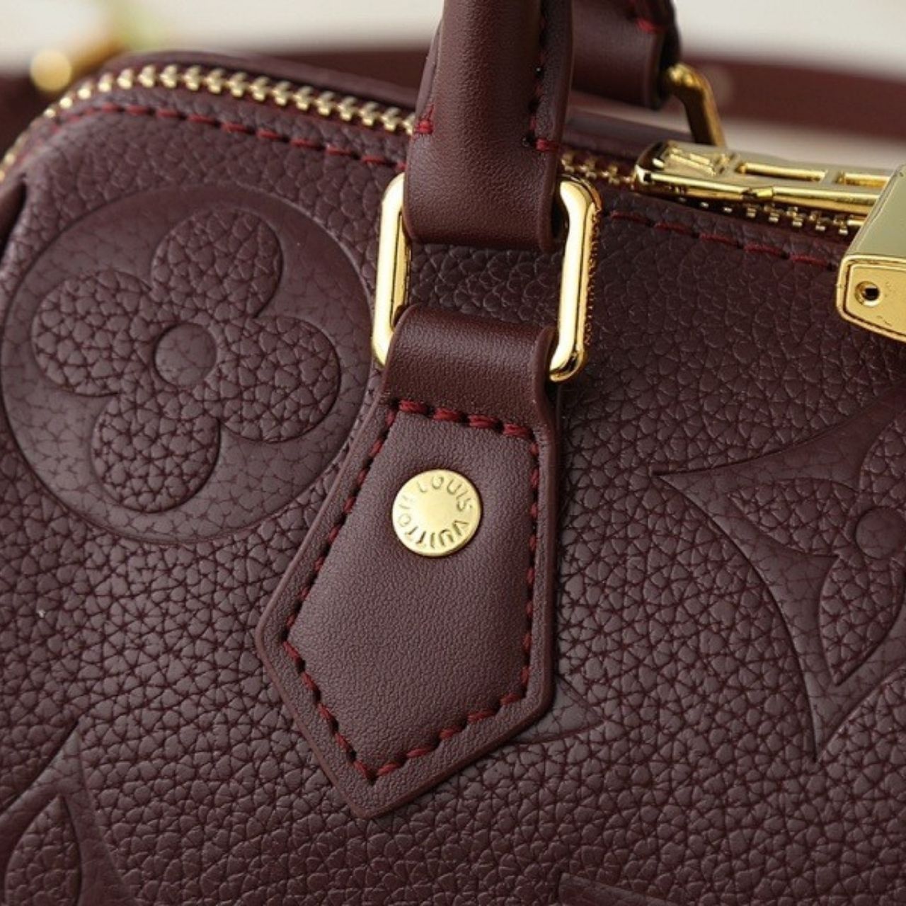 Louis Vuitton Speedy Bandouliere 20 Grenat Red 20cm M25929 - Image 3