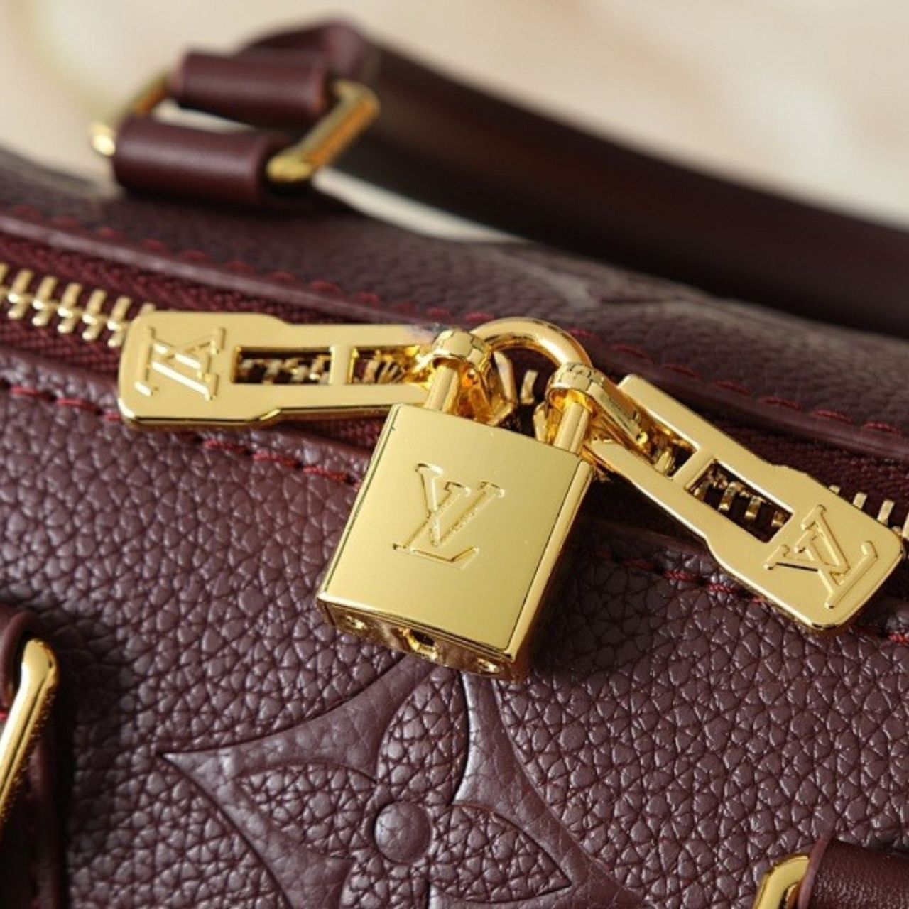 Louis Vuitton Speedy Bandouliere 20 Grenat Red 20cm M25929 - Image 4
