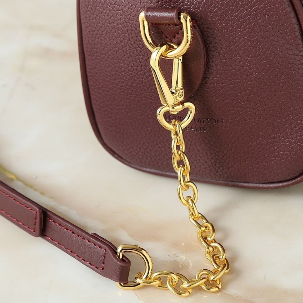 Louis Vuitton Speedy Bandouliere 20 Grenat Red 20cm M25929 - Image 8