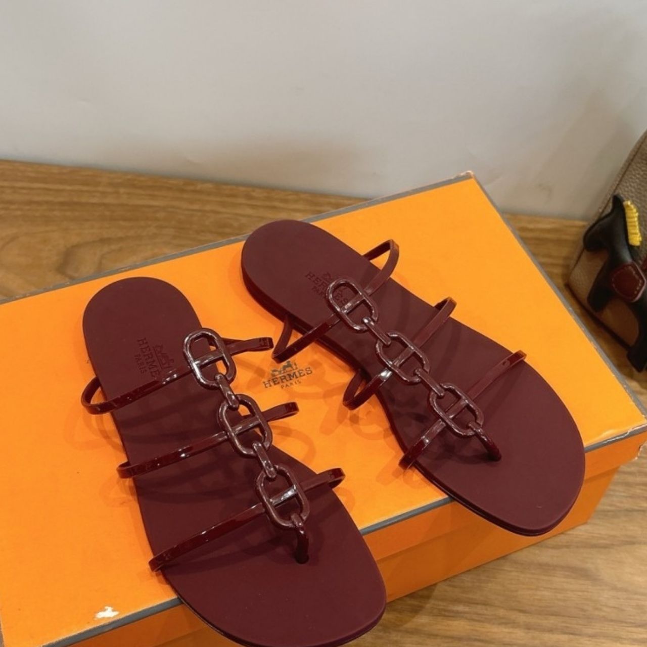 Hermes Mykonos Sandal Rouge H H261179Z - Image 6