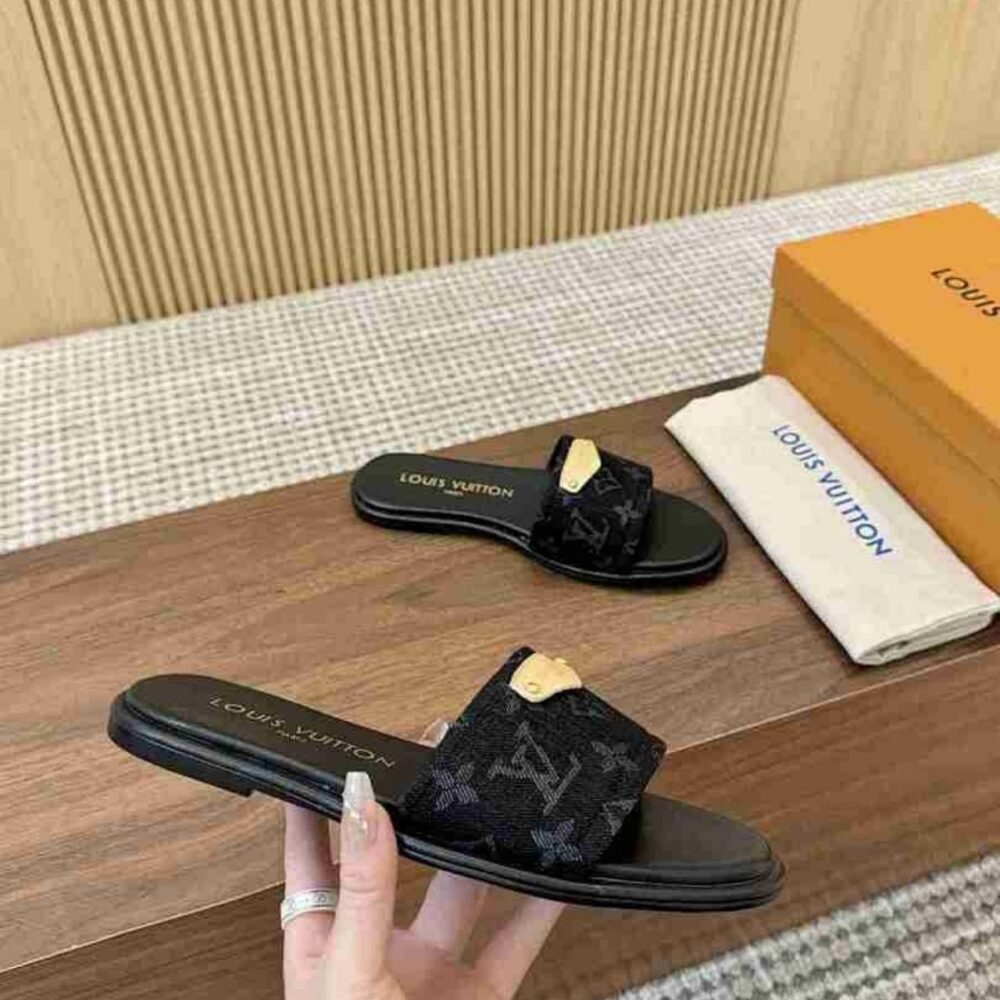 Alternative view of Louis Vuitton Lily Flat Mule Black