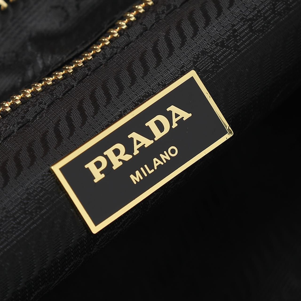 Prada Bonnie Large Leather Handbag Black 38cm 1BA433 2CYR F0002 V MOO - Image 6