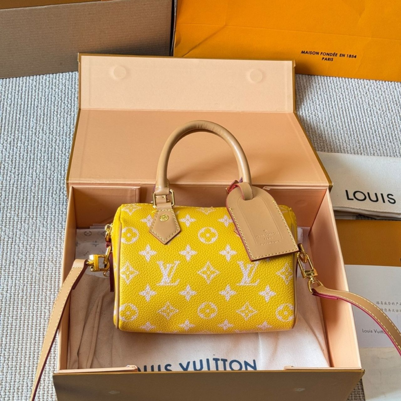 Louis Vuitton Nano Speedy P9 Bandoulière 16cm M28186 - Image 3