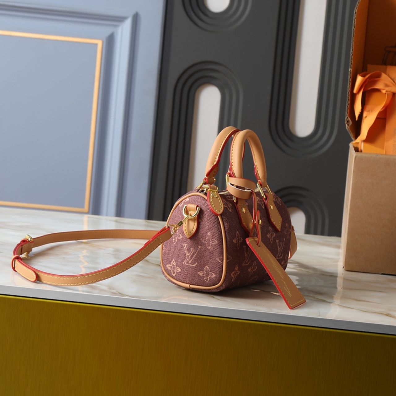 Louis Vuitton Nano Speedy Ebene 16cm M27610 - Image 8