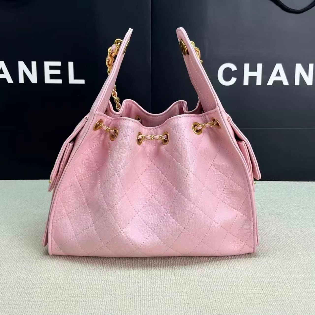 Chanel Fall Winter 2026 Pre Collection Chanel 25 Handbag Light Pink 30cm AS5631 B24704 UA954 - Image 7