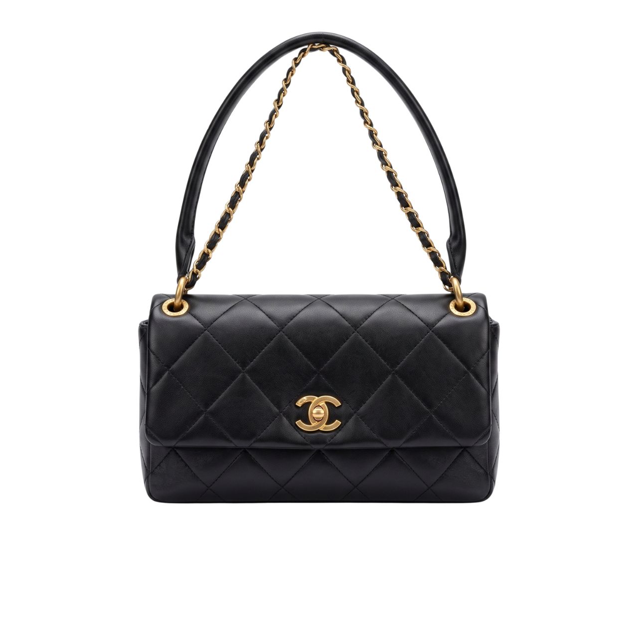 Chanel Large Flap Bag Black 25cm AS6116 B23346 U6546