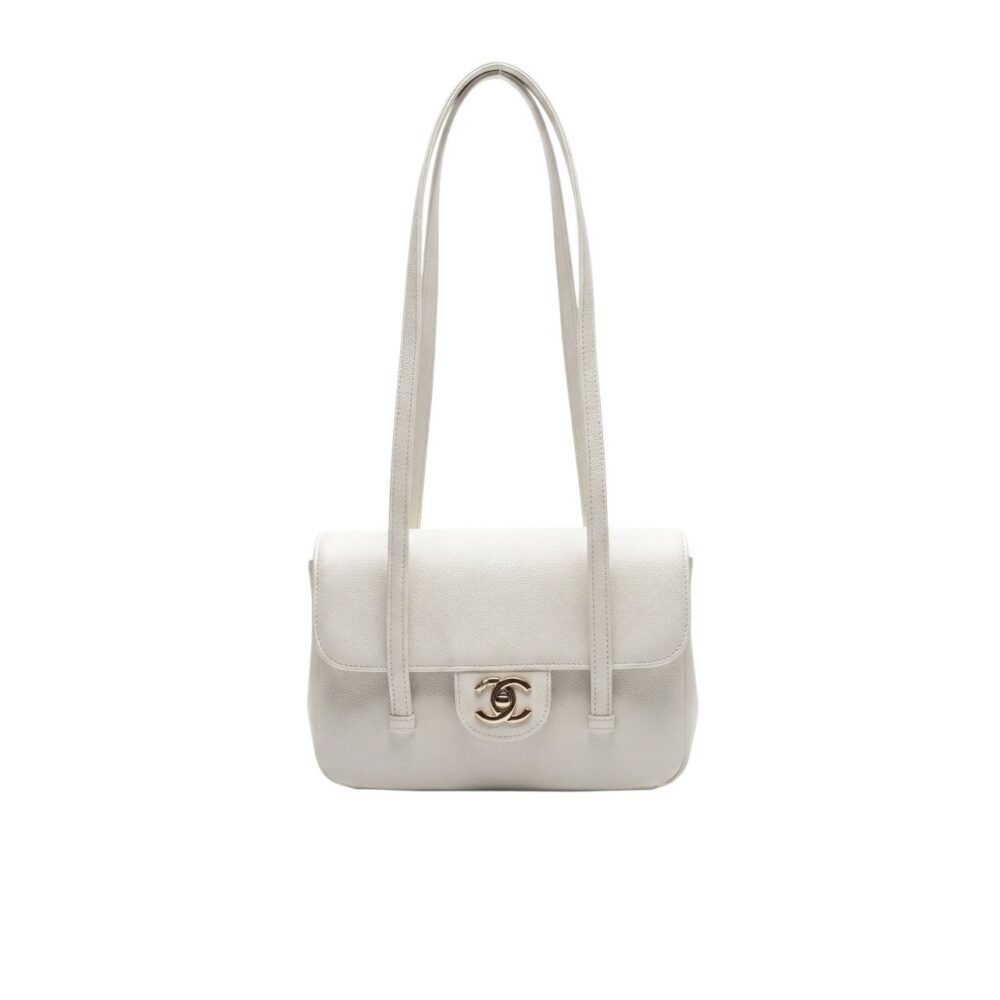 Chanel Preppy Coco Small Flap White 15cm AS6130 B23483 94305