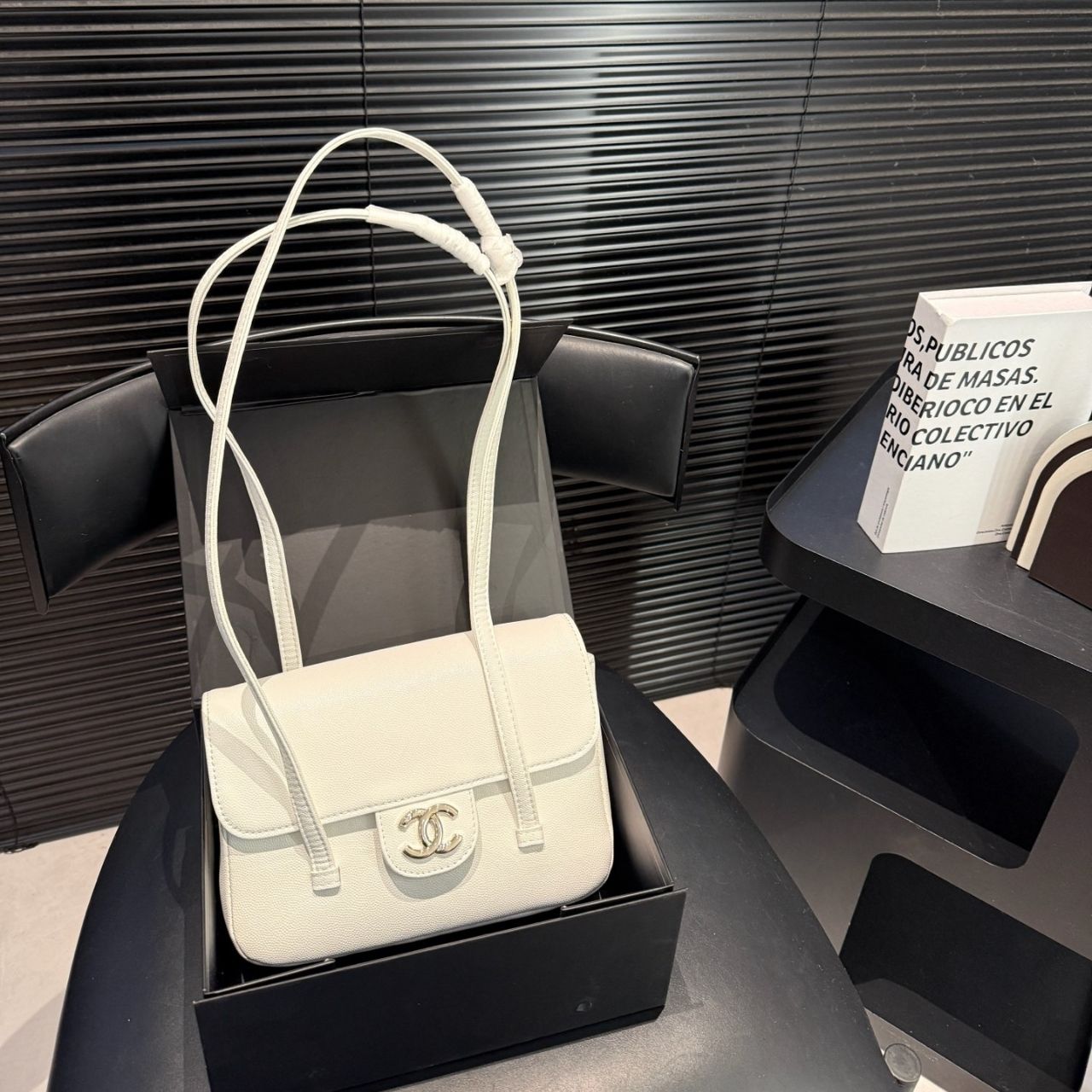 Chanel Preppy Coco Small Flap White 15cm AS6130 B23483 94305 - Image 2