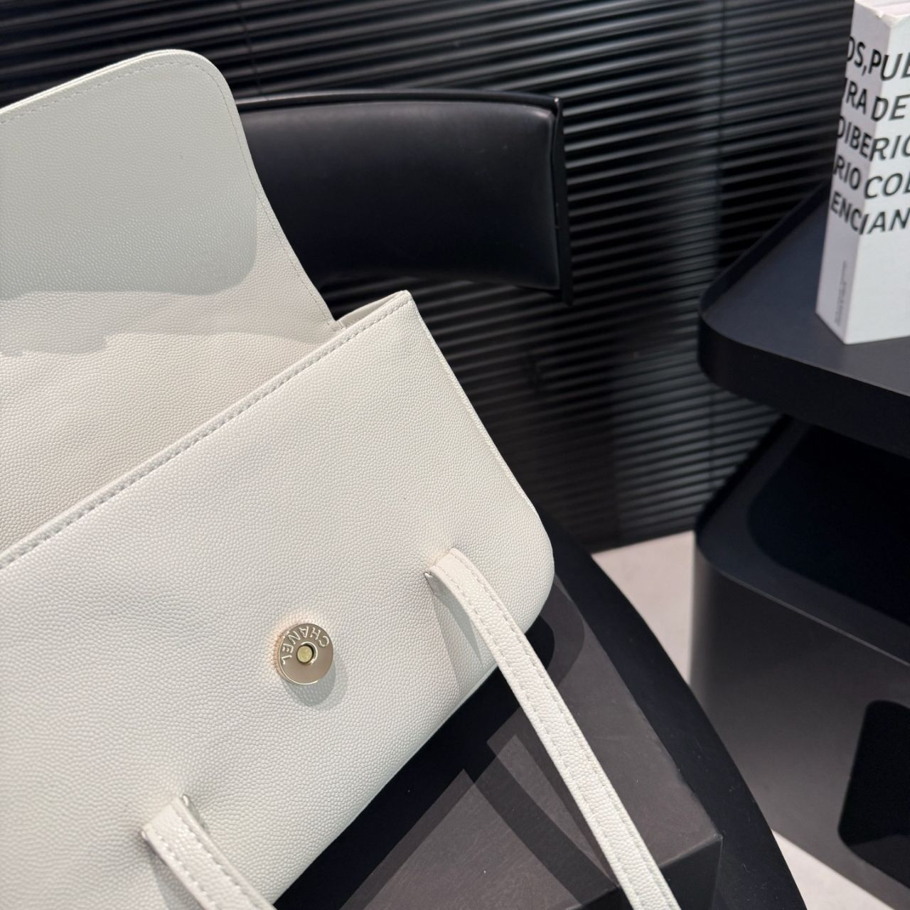 Chanel Preppy Coco Small Flap White 15cm AS6130 B23483 94305 - Image 5